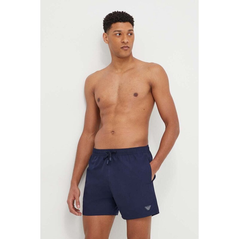 Emporio Armani Underwear pantaloncini da bagno colore blu navy
