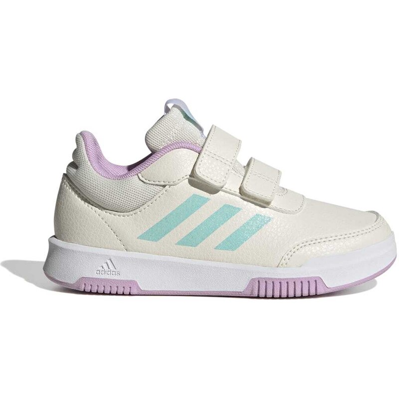 Sneakers grigie da bambina con dettagli lilla adidas Tensaur Sport 2.0 CF K