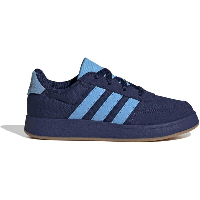 Sneakers blu da ragazzo con strisce azzurre adidas Breaknet 2.0 K