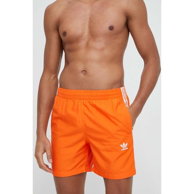 adidas Originals pantaloncini da bagno colore arancione IT8657