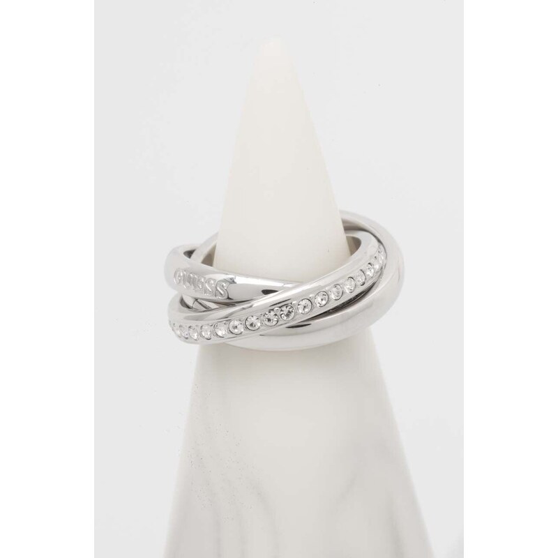 Guess Anello Donna In Metallo - Taglia 54 (17,19 Mm) - Elegante Gioiello Con Custodia Originale