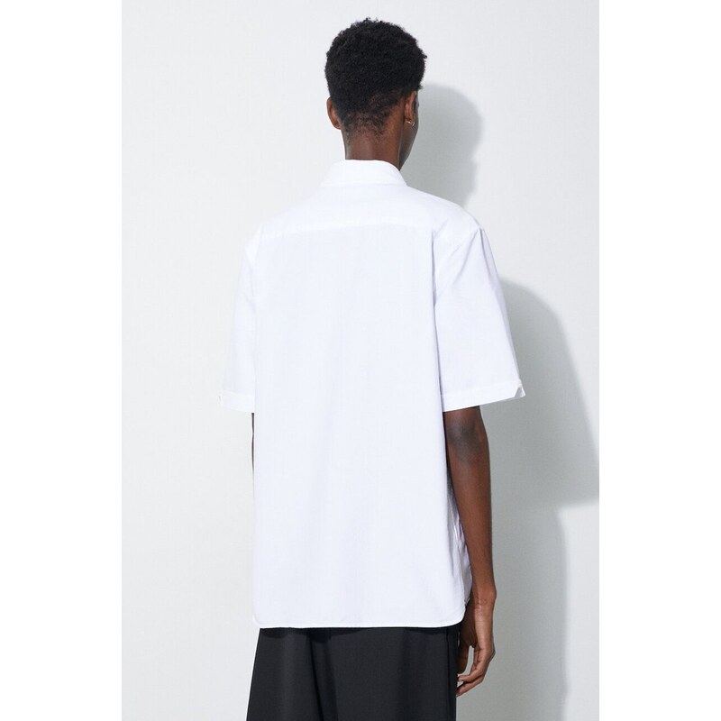 Fred Perry camicia in cotone Oxford Shirt uomo colore bianco M5503.100