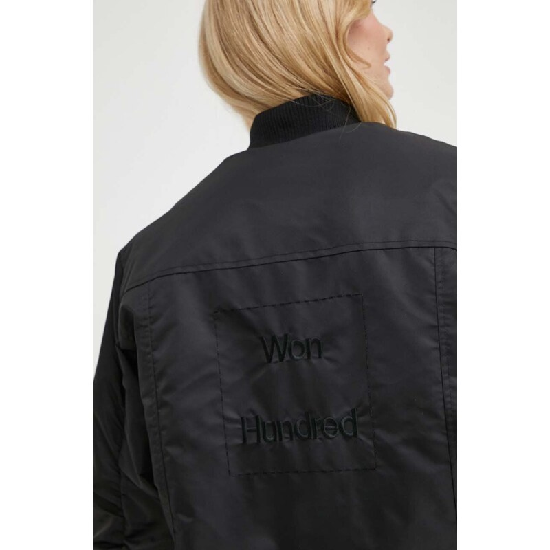 Won Hundred giacca bomber donna colore nero