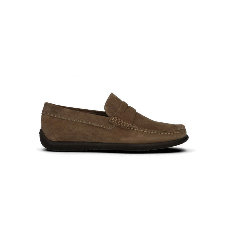 Mocassini Uomo GIOSEPPO Vernonia – Stile Wallabee In Tela Lavata, Suola Leggera In EVA E Plantare Rimovibile – Beige