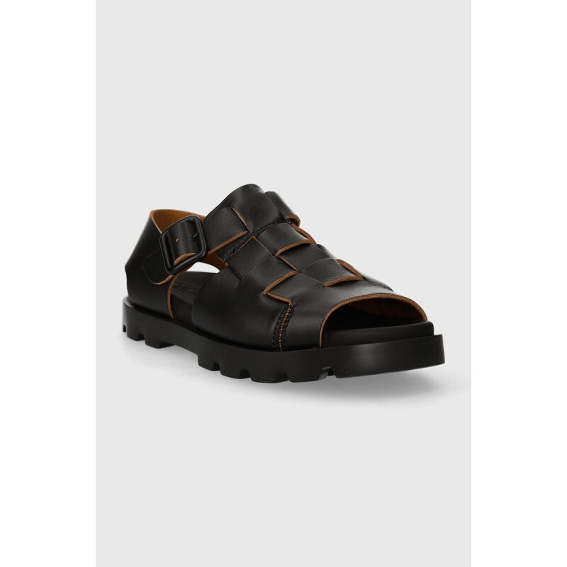 Camper sandali in pelle Brutus Sandal donna colore nero K201397.005
