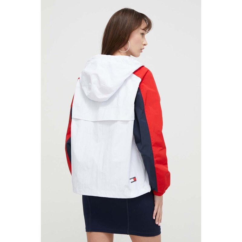 Tommy Jeans giacca donna colore bianco