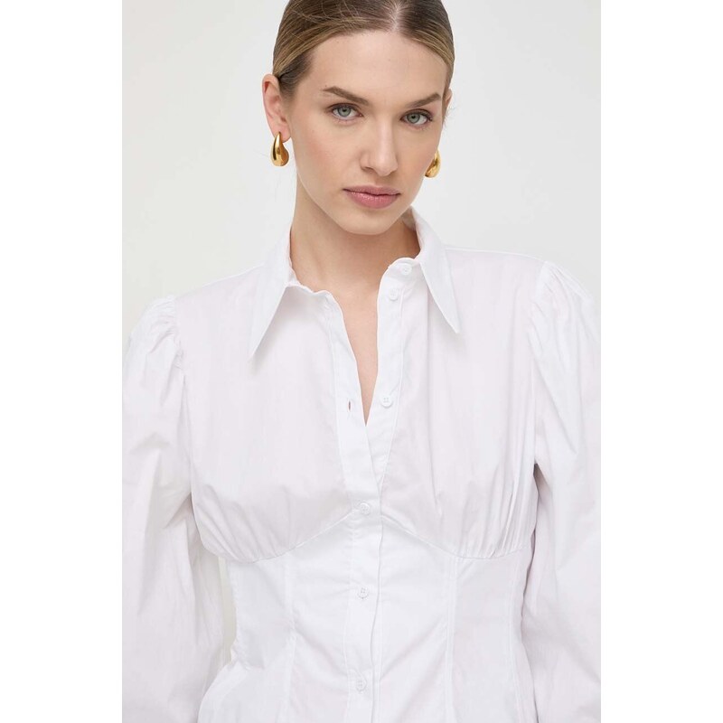 Silvian Heach camicia in cotone donna colore bianco