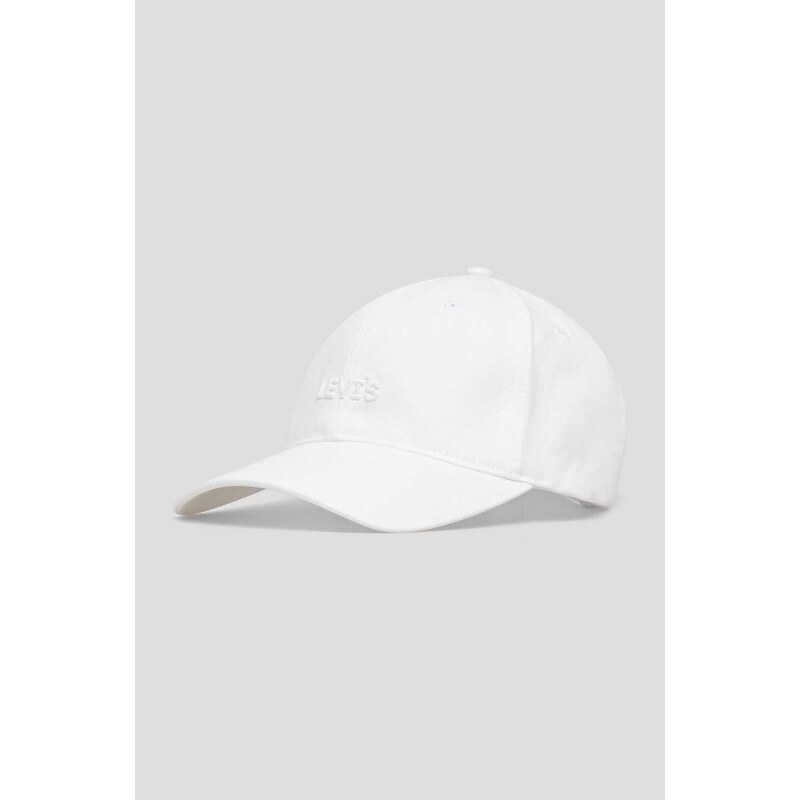Levi's berretto da baseball colore bianco