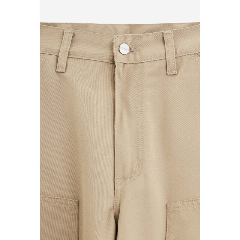 Carhartt WIP Pantalone DOUBLE KNEE in poliestere beige