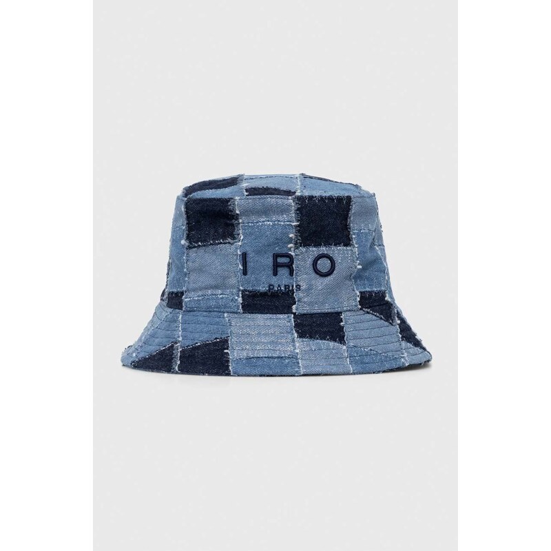 IRO cappello in denim colore blu