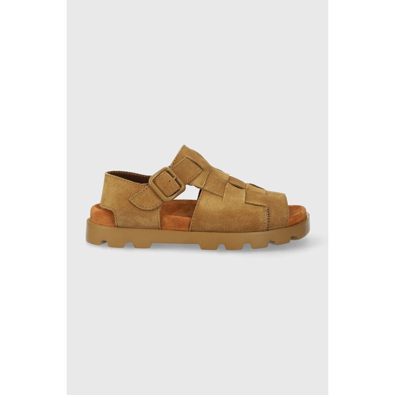 Camper sandali in camoscio Brutus Sandal donna colore marrone K201397.006