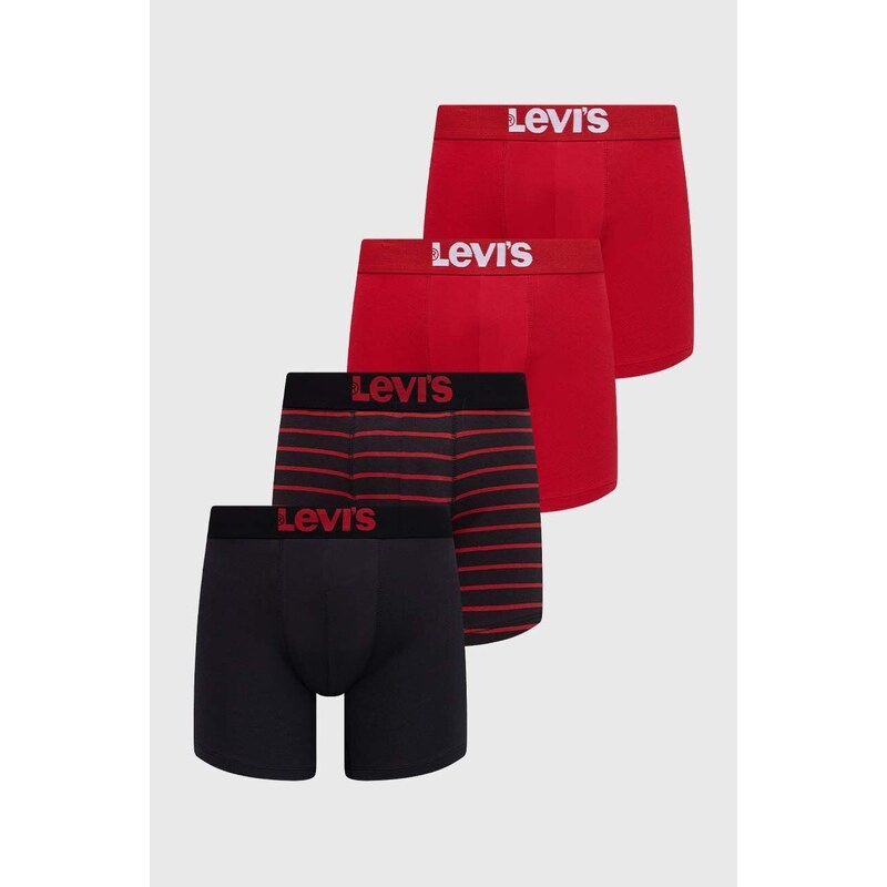 Levi's boxer pacco da 4 uomo colore nero