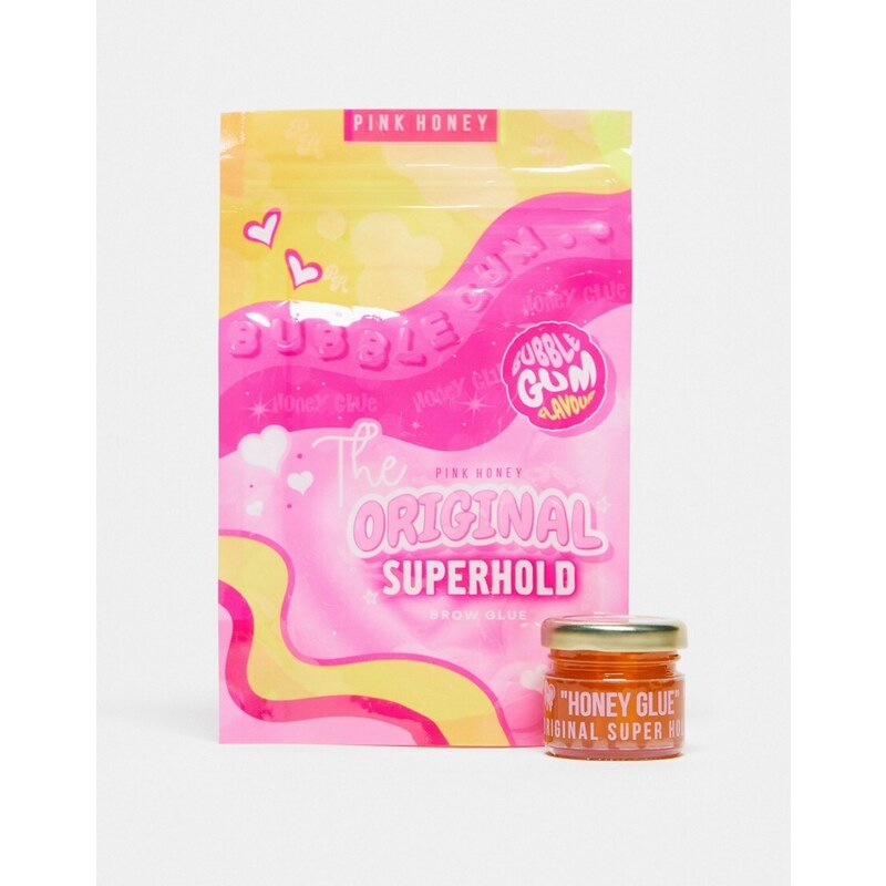 Pink Honey - Brow Honey Glue - Gel per sopracciglia tenuta ultra forte-Trasparente