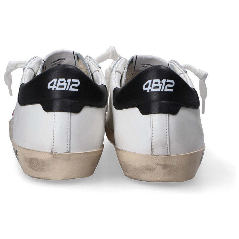 4B12 sneaker Suprime bianco nero rosso