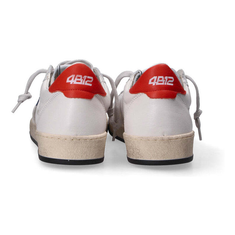 4B12 sneaker Play New bianco rosso blu