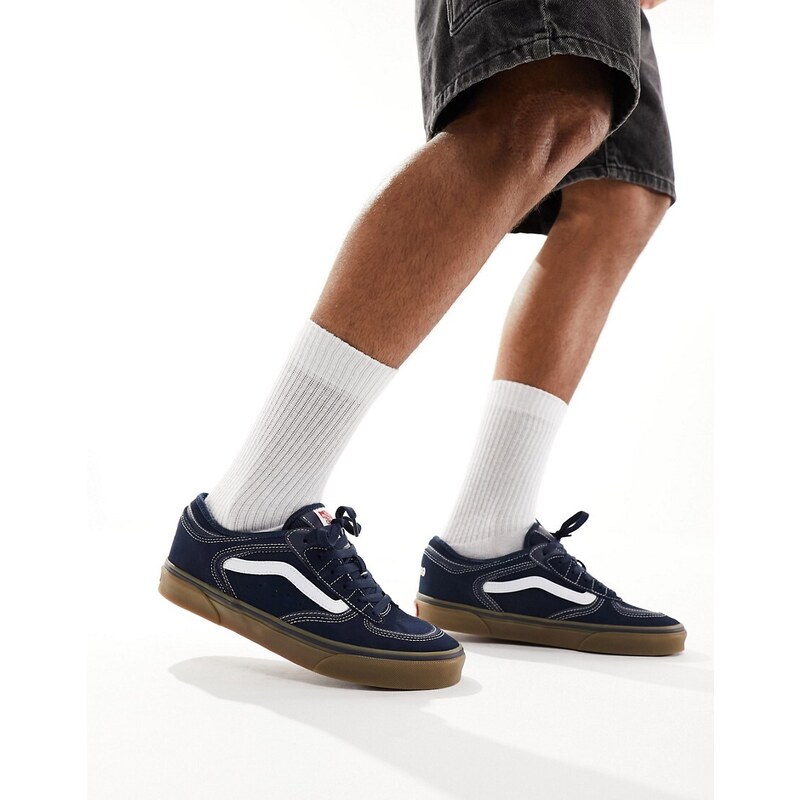 Vans - Rowley Classic - Sneakers blu navy con suola in gomma