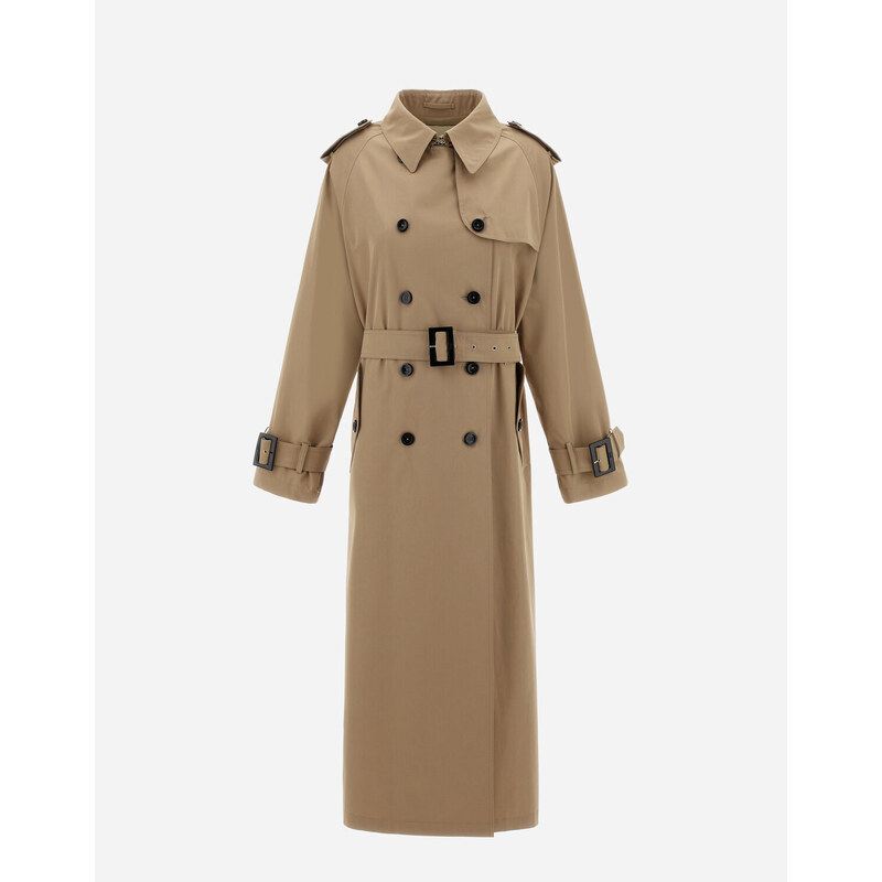 Herno TRENCH IN LIGHT COTTON CANVAS