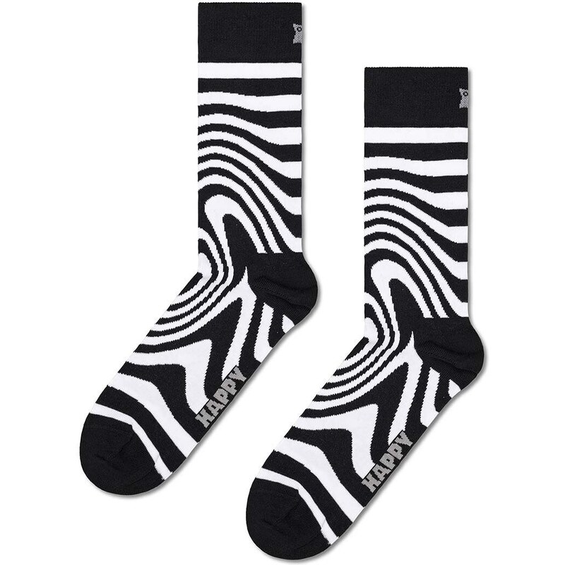 Happy Socks calzini Dizzy Sock colore nero