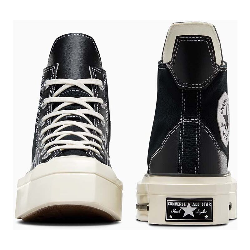 Converse scarpe da ginnastica Chuck 70 De Luxe Squared HI colore nero A06435C