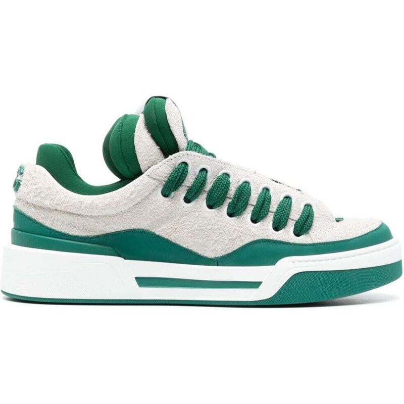 Dolce & Gabbana Sneaker New Roma bianca e verde