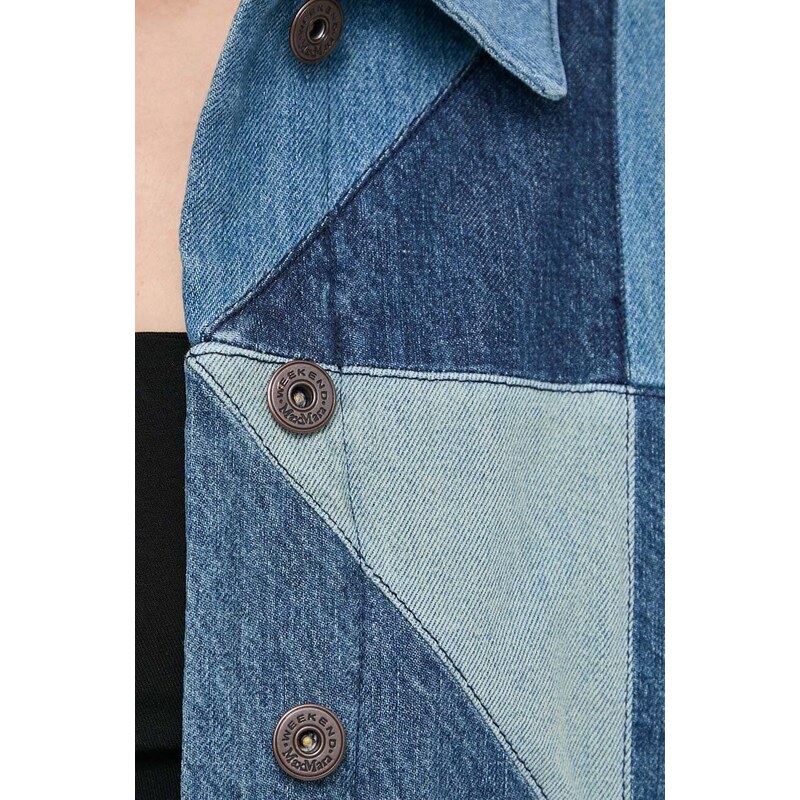 Weekend Max Mara giacca di jeans donna colore blu