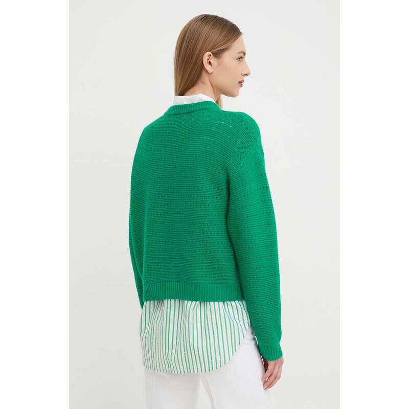 Custommade maglione in lana donna colore verde