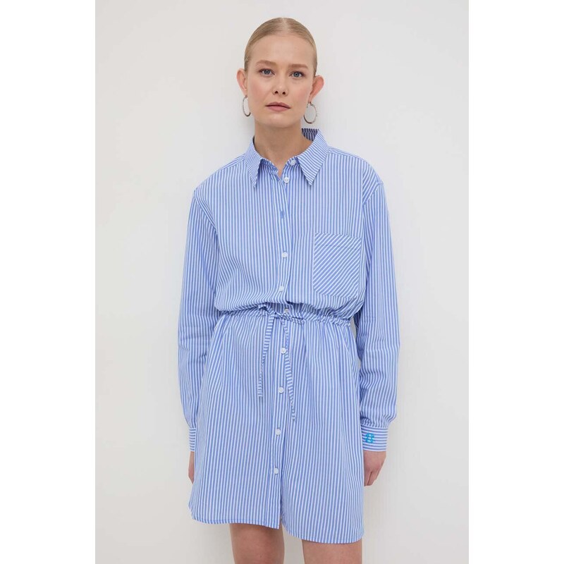 Silvian Heach camicia in cotone donna colore blu