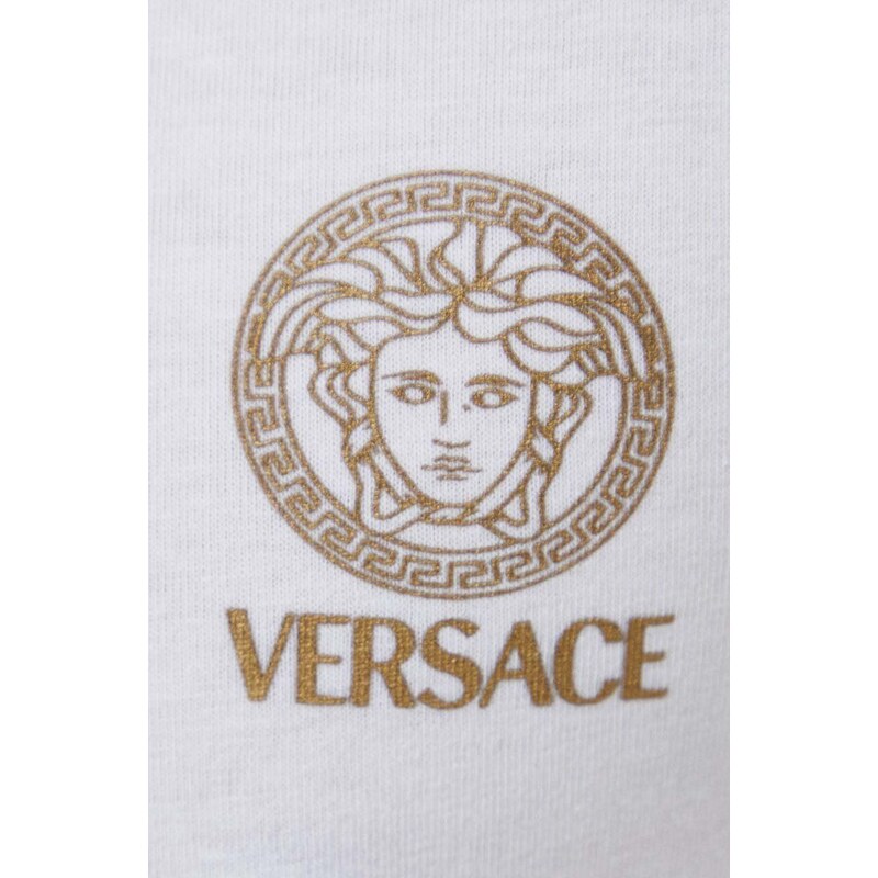 Versace camicia a maniche lunghe pacco da 2 uomo colore bianco