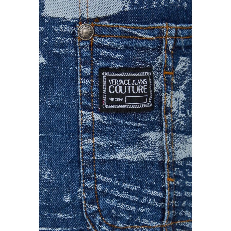 Versace Jeans Couture camicia uomo colore blu navy