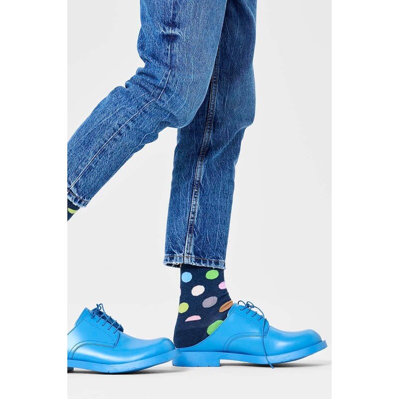 Happy Socks calzini Big Dot Sock colore blu navy