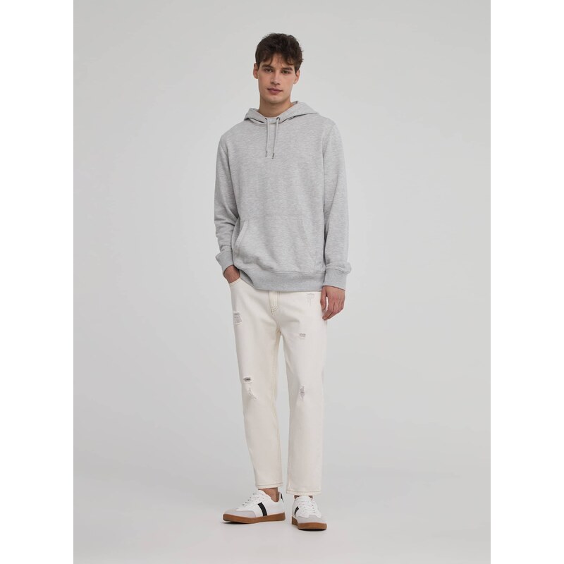 Noleggio Jeans modello Boyfriend con strappi denim · The Paac