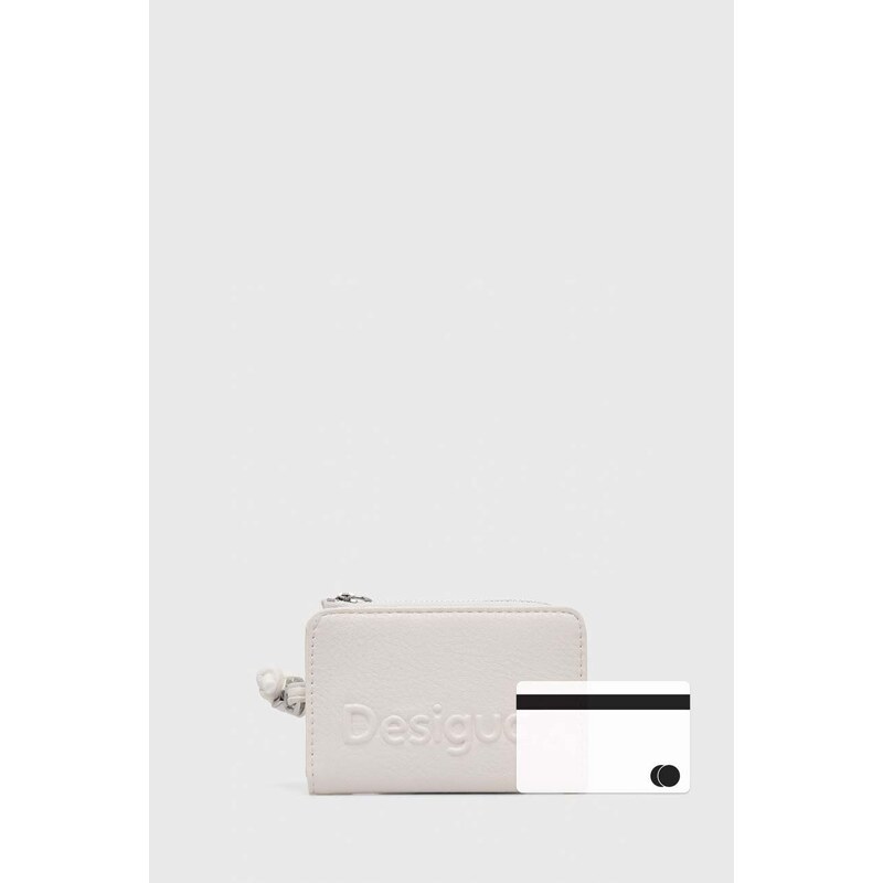 Desigual portafoglio colore bianco