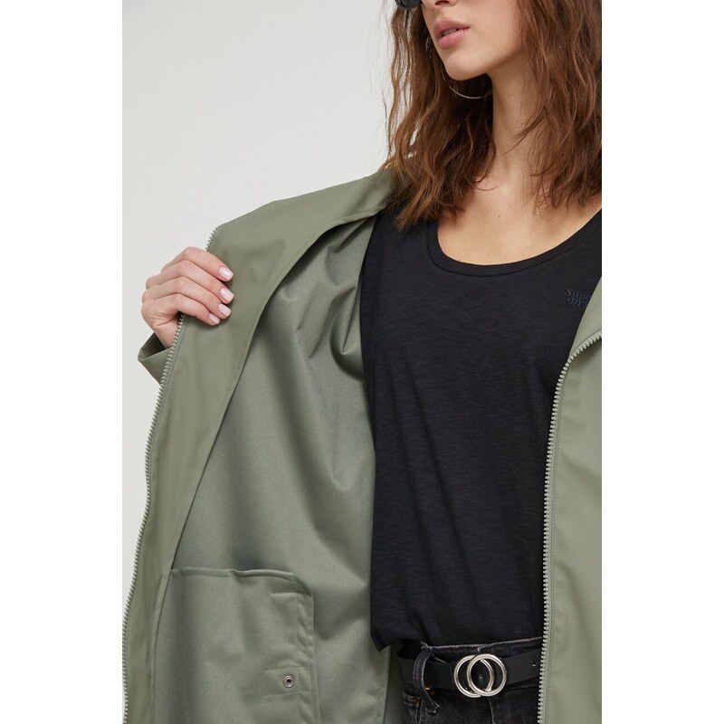 Roxy giacca donna colore verde ERJWT03615