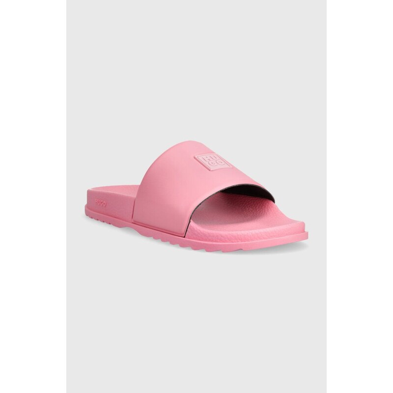 HUGO ciabatte slide Match donna colore rosa 50517507