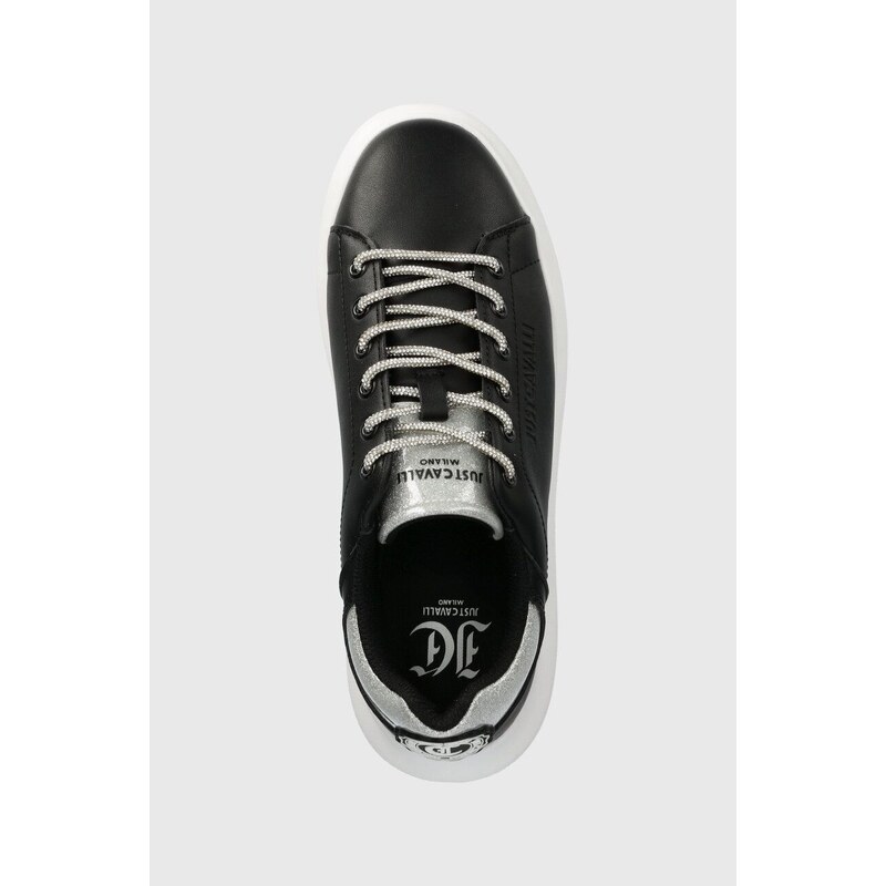 Just Cavalli sneakers in pelle colore nero 76RA3SB1 76QA3SB5