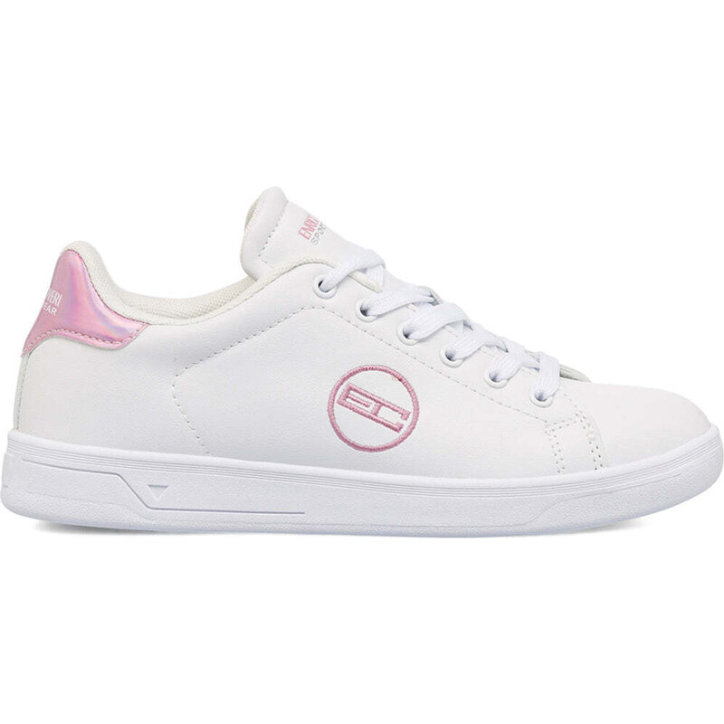 Sneakers bianche da donna con dettagli rosa Enrico Coveri - Stileo.it