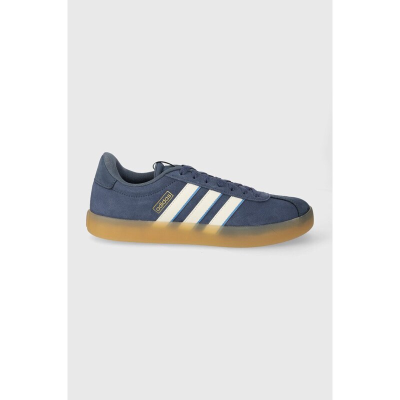 adidas sneakers in camoscio COURT colore blu ID9083