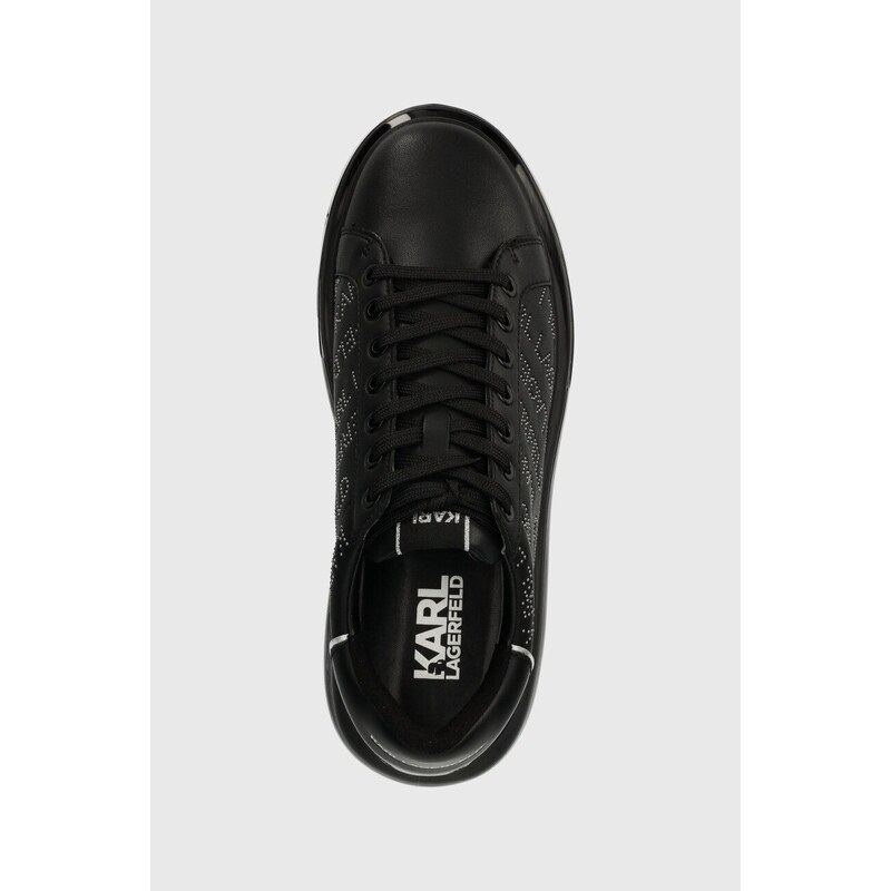 Karl Lagerfeld sneakers in pelle KAPRI KUSHION colore nero KL52671
