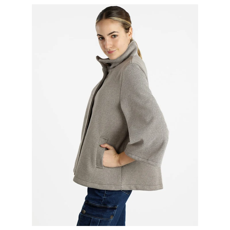 Solada Cappotto Da Donna Con Maniche a Campana Classico