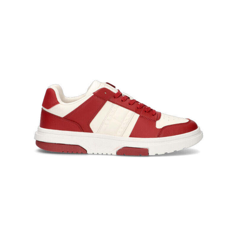 TOMMY HILFIGER JEANS SNEAKERS UOMO ROSSO SNEAKERS