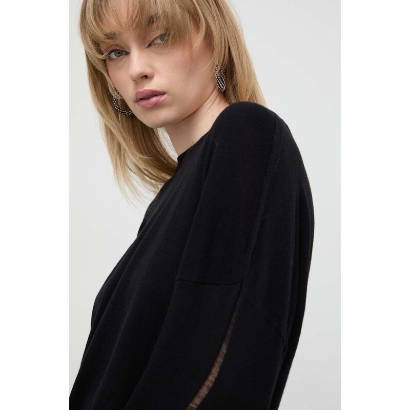 IRO maglione con aggiunta di cachemire colore nero