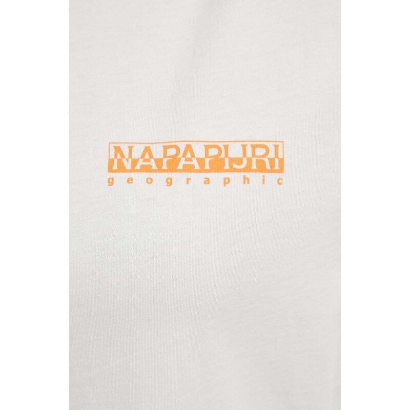 Napapijri t-shirt in cotone donna colore beige