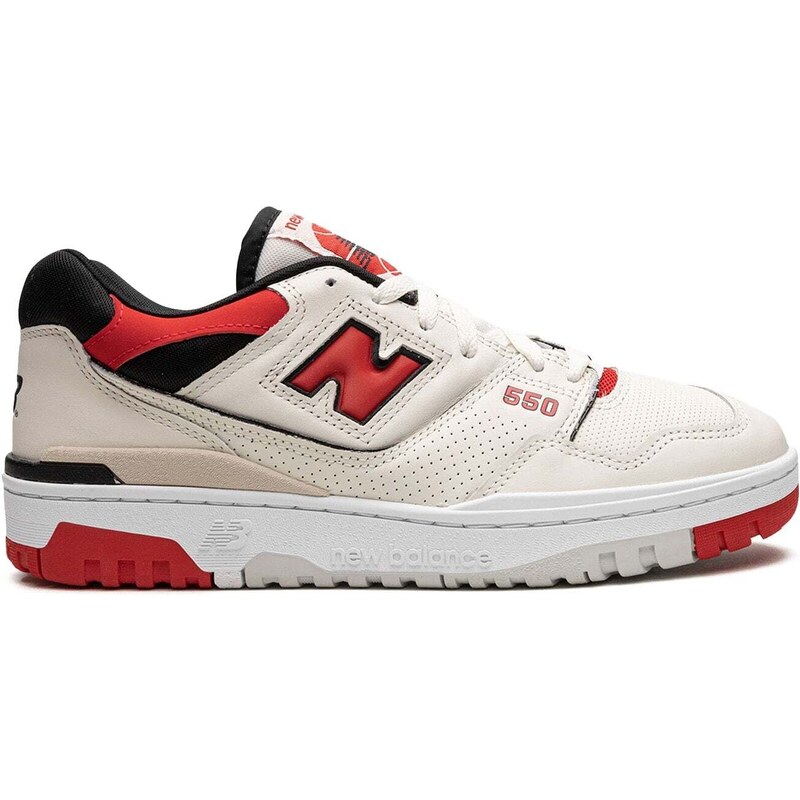 NEW BALANCE - Sneakers Uomo Bianco/rosso