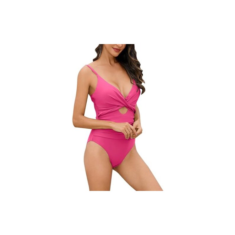 Topgrowth Accessorio Costume da Bagno Intero da Donna con Scollo A V