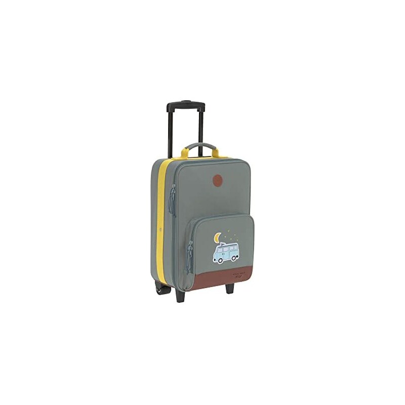 Valigia Da Viaggio Per Bambini 20 Pollici Rosa | Con Sedile E Cintura Di Sicurezza | Trolley Con Ruote, Lucchetto E Adesivi - 4