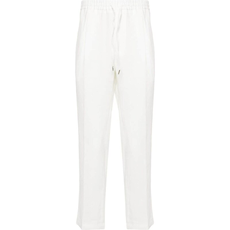 Briglia Pantalone Wimbledon in lino bianco