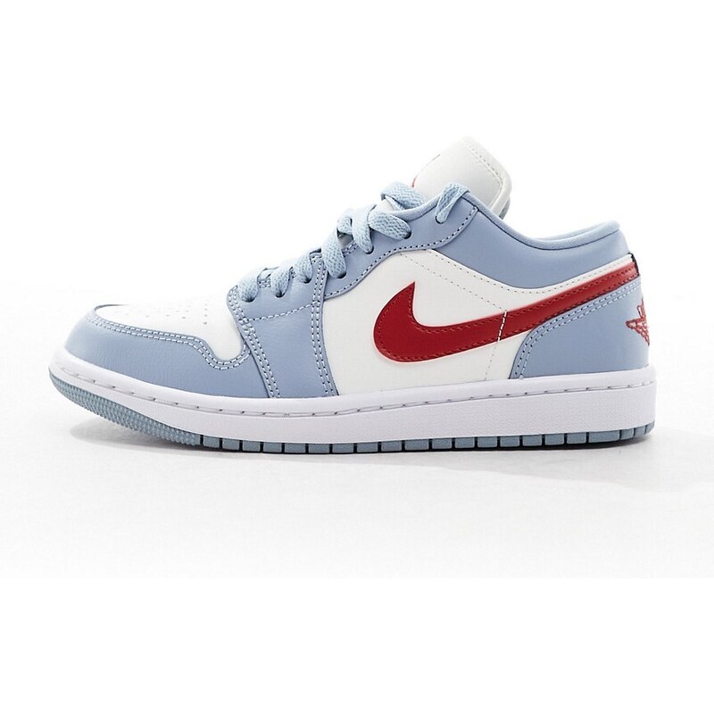 Nike - Air Jordan 1 - Sneakers basse rosse e blu