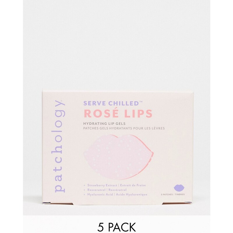 Patchology - Serve Chilled Rose - Confezione da 5 gel per labbra-Nessun colore