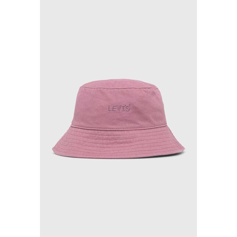 Levi's berretto in cotone colore rosa