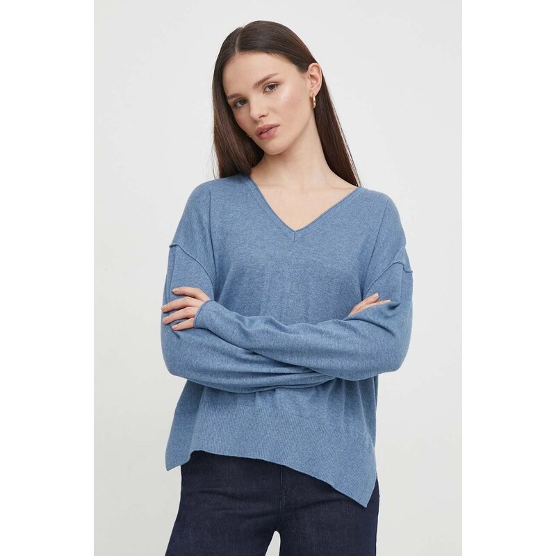 Mos Mosh maglione con aggiunta di cachemire colore blu